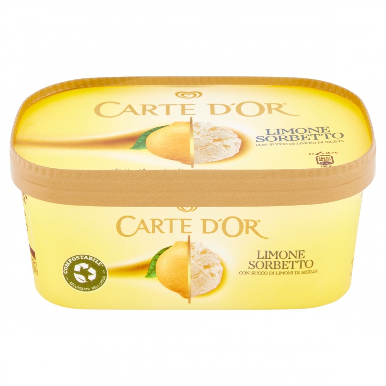 CARTE D'OR SORBETTO LIMONE CLASSIC ALGIDA NEW G500
