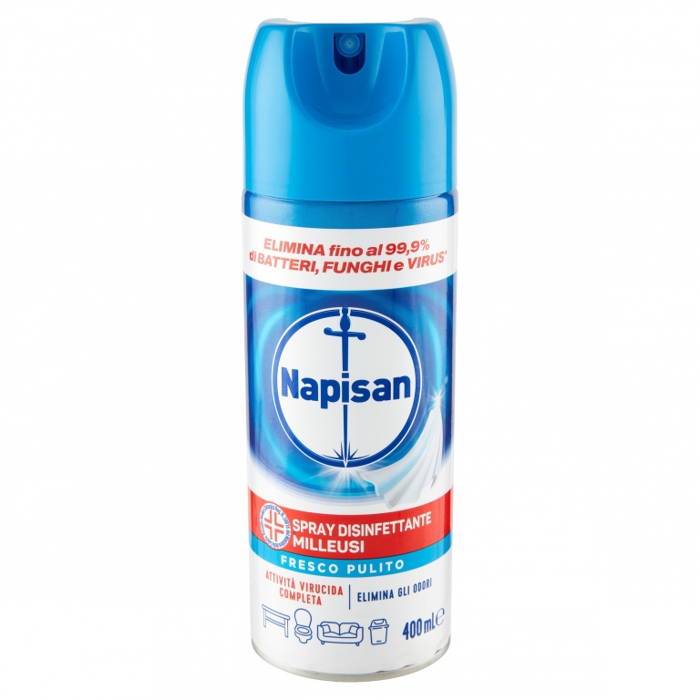 NAPISAN SPRAY DISINFETTANTE MILLEUSI FRESCO PULITO     ML.400