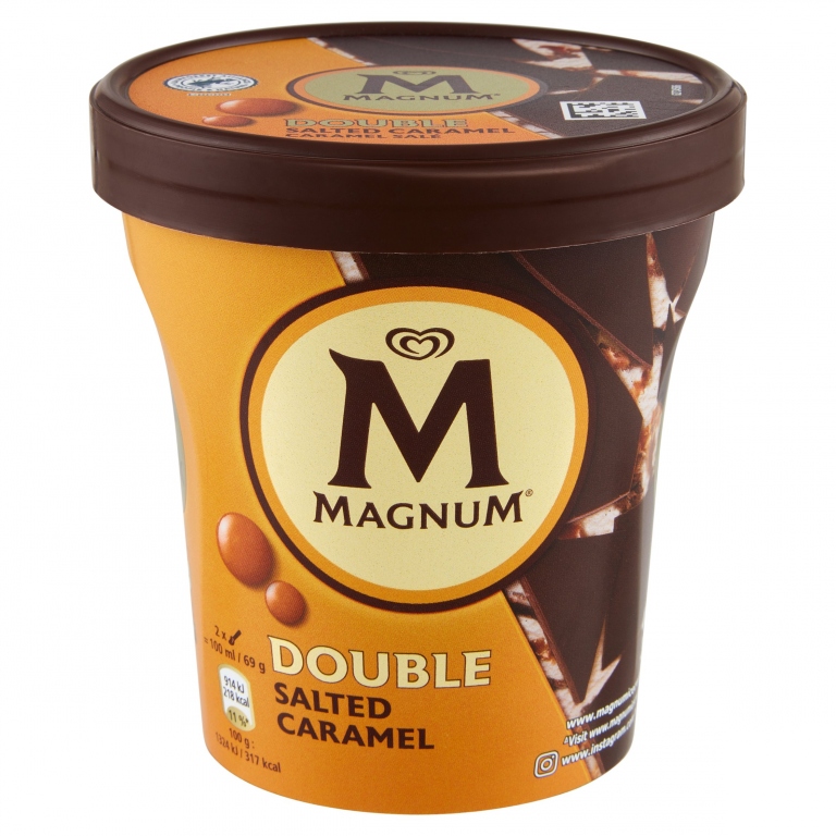 ALGIDA MAGNUM POT DOUBLE SALTED CARAMEL G310      