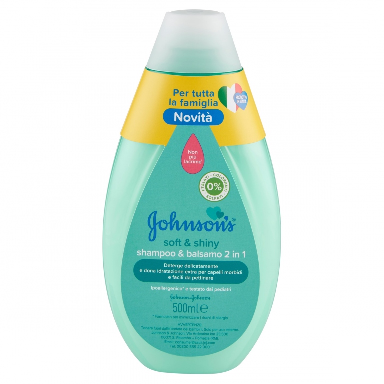 SHAMPOO JOHNSON'S 2IN1 ML.500
