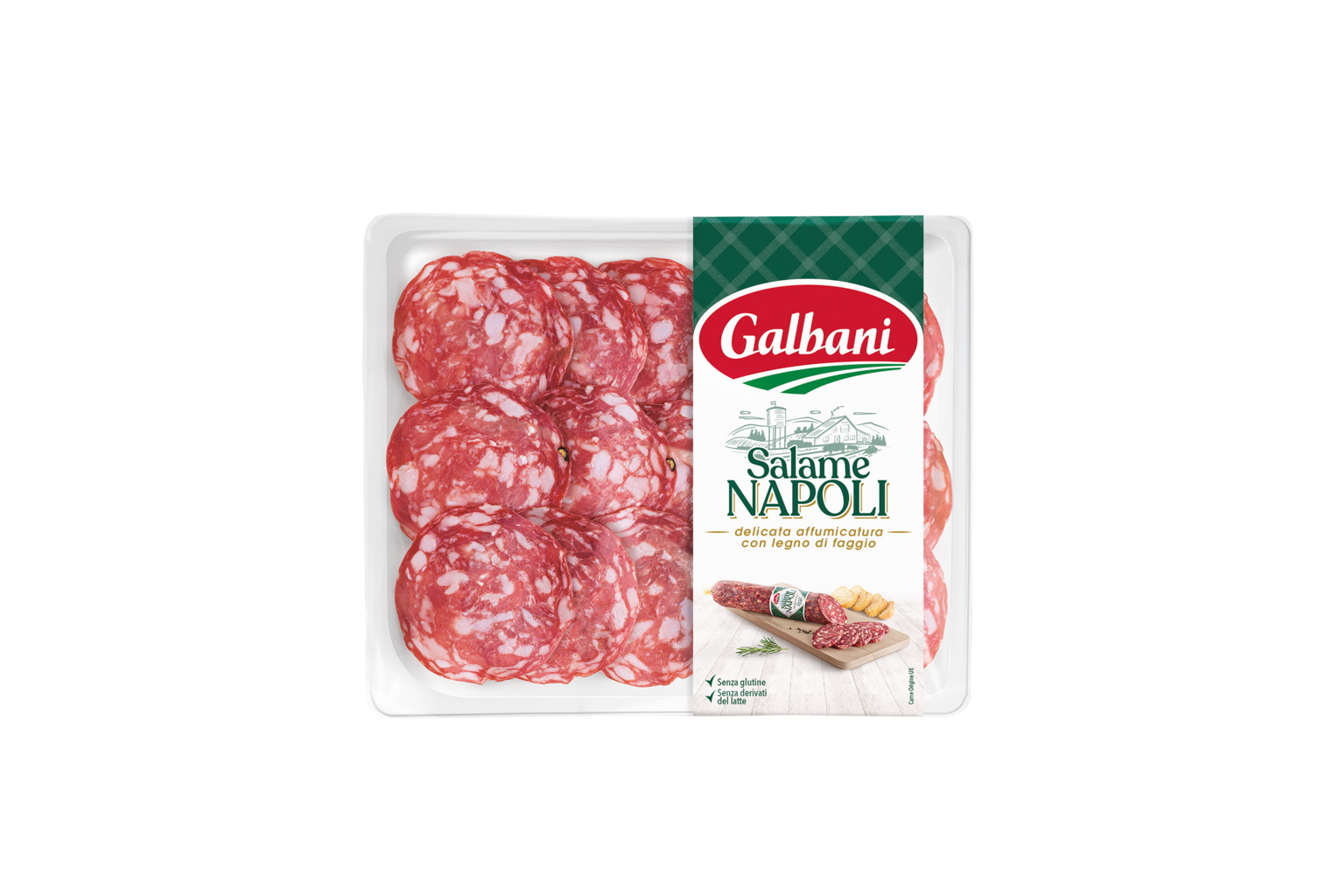 AFF.SALAME NAPOLI FETTE 80 GR. GALBANI            