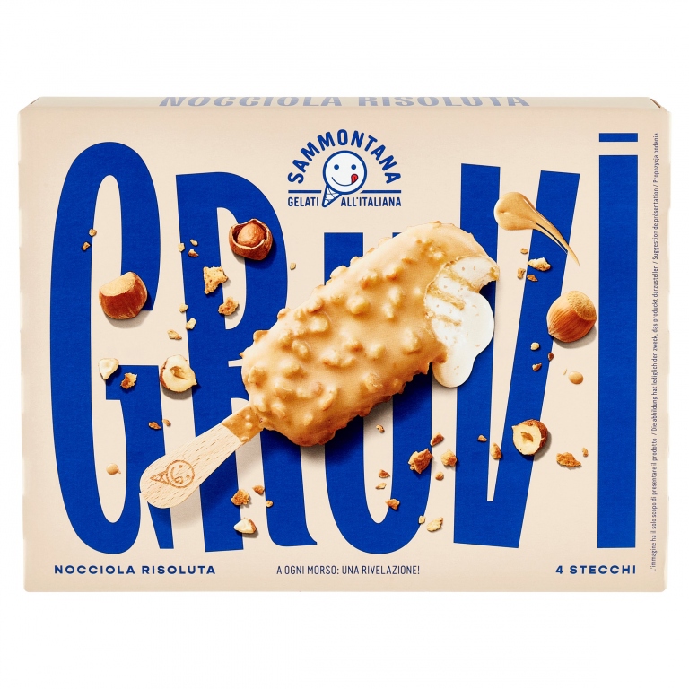 GELATO STECCO GRUVI NOCCIOLA SAMMONTANA G240      