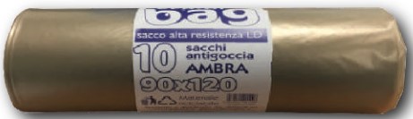 SACC.NETT.GIPACK AMBRA 90X120 A ROTOLO PZ.10