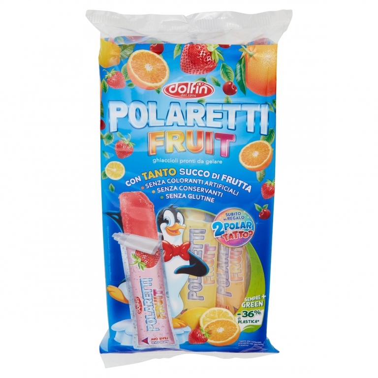 POLARETTI FRUIT GHIACCIOLI PRONTI DA GELARE 10 PEZZI 420 ML