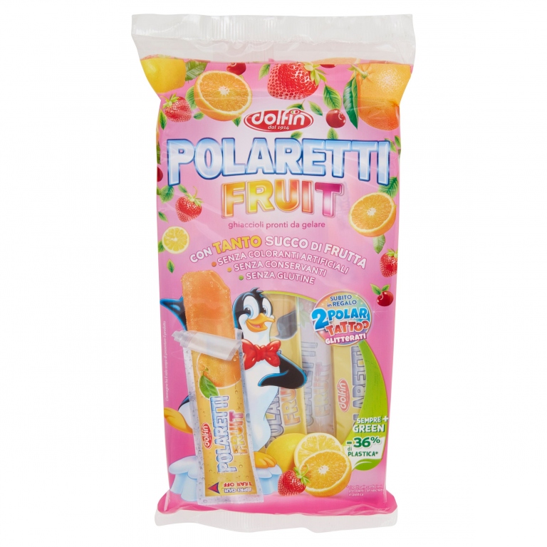 POLARETTI FRUIT GHIACCIOLI PRONTI DA GELARE 10 PEZZI 420 ML