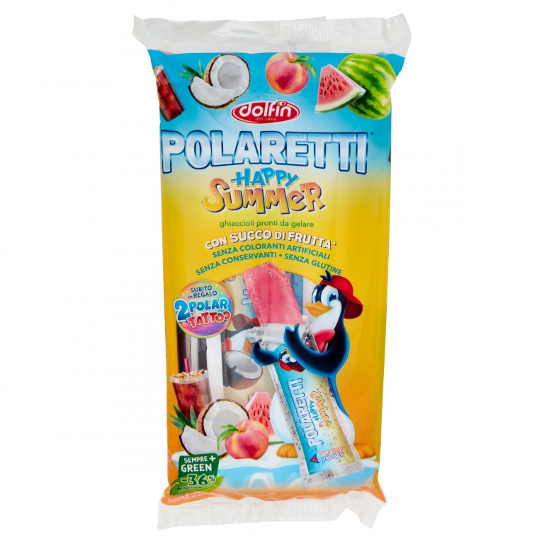 POLARETTI FRUIT GHIACCIOLI PRONTI DA GELARE 10 PEZZI 420 ML