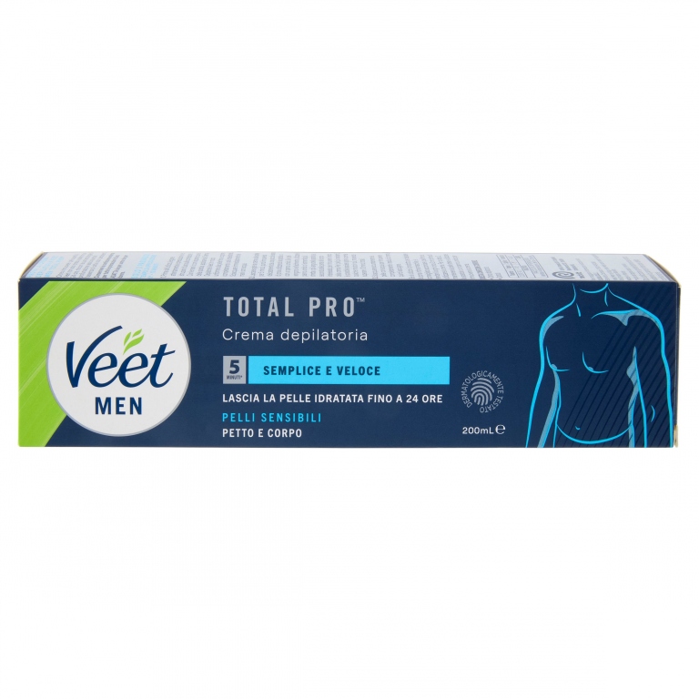 VEET MEN CREMA DEPILATORIA PELLI SENSIBILI PETTO CORPO 200 ML