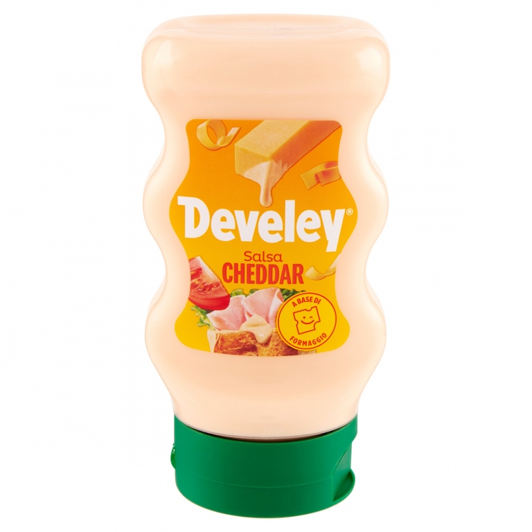 SALSA DEVELEY CHEDDAR ML250 SQUEEZE               