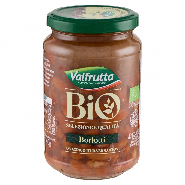 FAGIOLI VALFRUTTA BIO BORLOTTI GR.370 VV          
