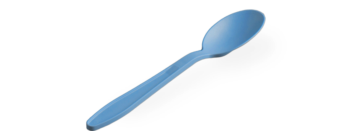 CUCCHIAINO BLU USOBIO PZ.20 COMPOSTABILE