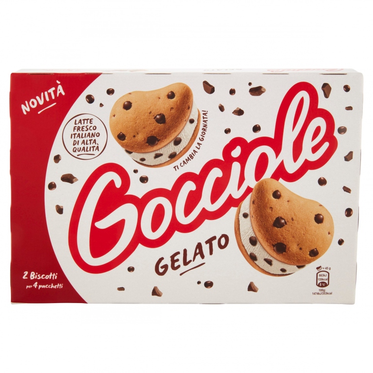 GOCCIOLE SANDWICH GELATO BARILLA G360             