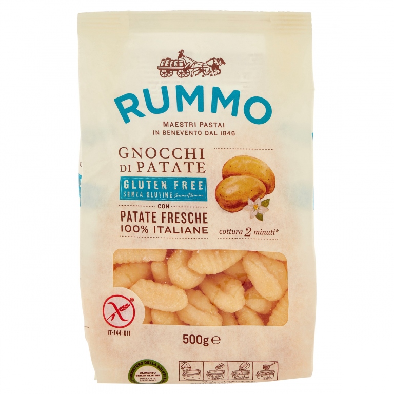 GNOCCHI DI PATATE RUMMO GLUTEN FREE GR.500