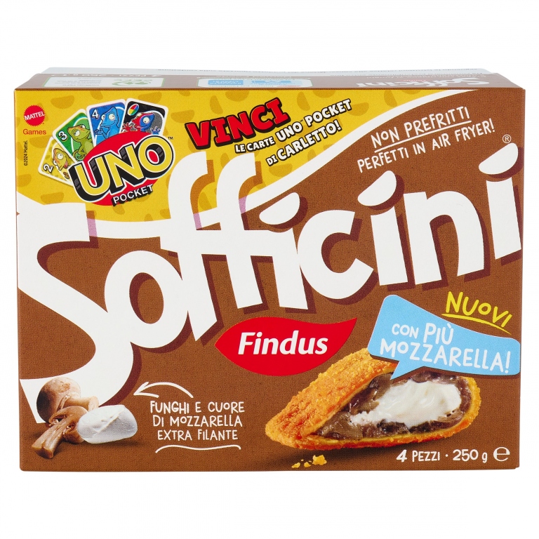 SOFFIC.FUNGHI/MOZZ.FINDUS G.250 NUOVO FORMATO     