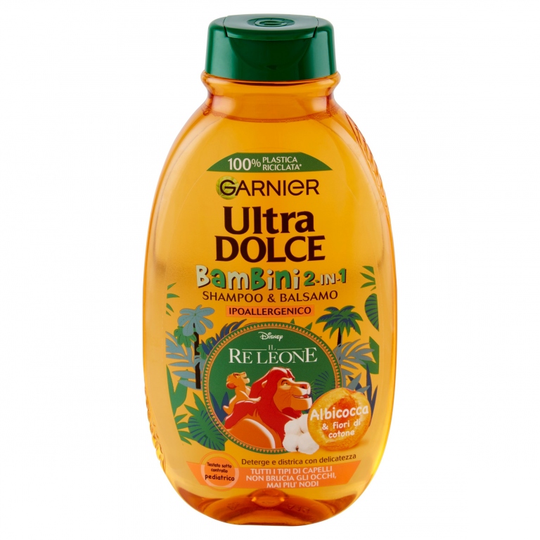 SHAMPOO ULTRA DOLCE ML.250 BAMBINI ALBICOCCA NEW
