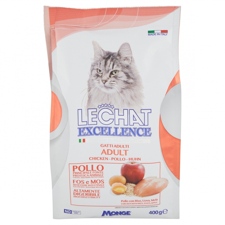 MONGE LECHAT EXCELLE.ADULT SECCO GATTO G.400