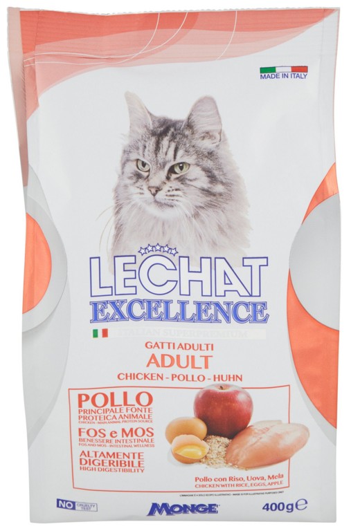 MONGE LECHAT EXCELLE.ADULT SECCO GATTO G.400