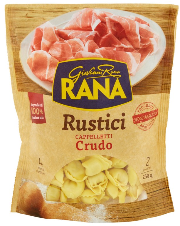 RANA RUSTICI CAPPELLETTI PROSC.CRUDO GR.250