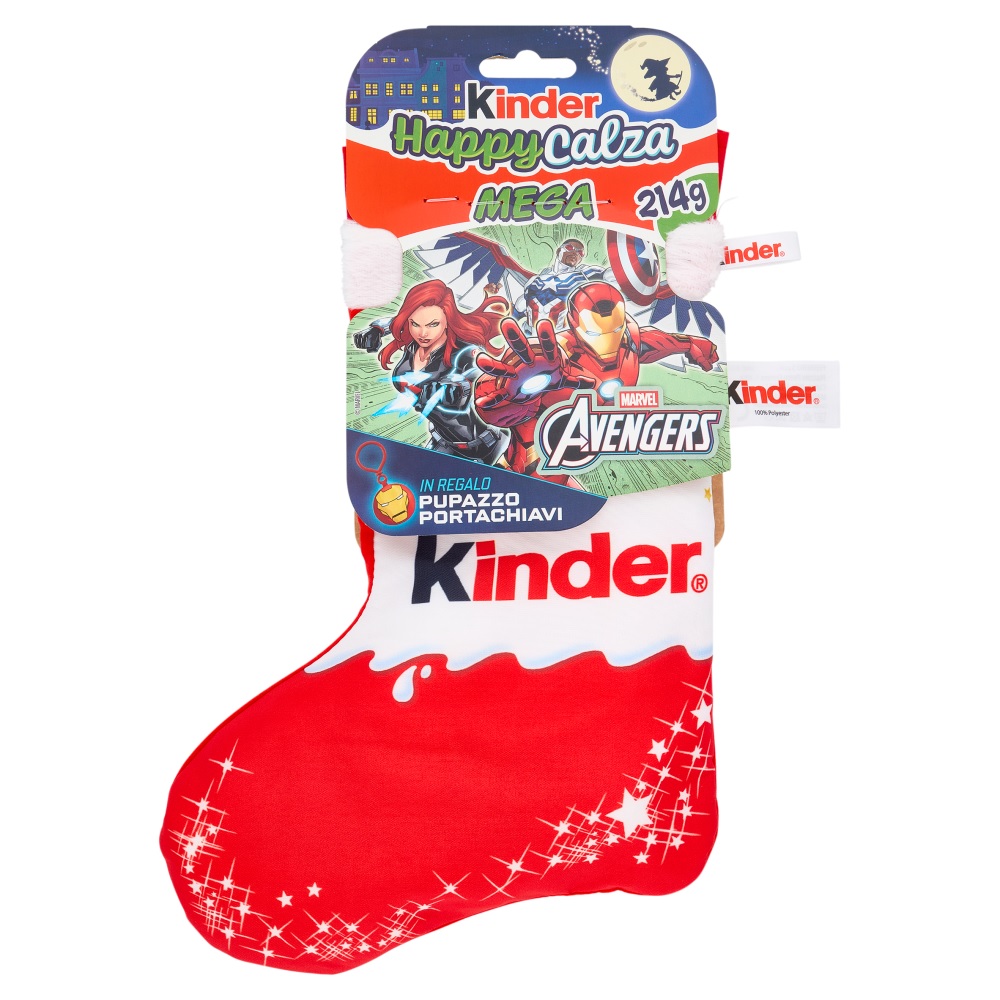 FERRERO HAPPY SNACK CALZA AVENGERS GR.214