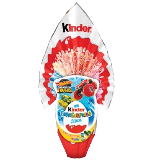 UOVO KINDER GRAN SORPRESA HOT WHEELS T4,5 GR.220