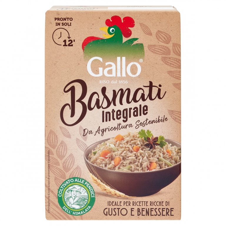 RISO GALLO BASMATI INTEGRALE GR.500               