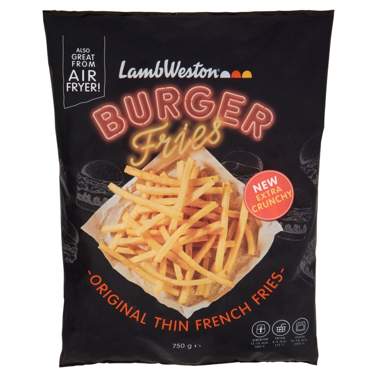 LE PATATE BURGER FRIES LAMBWESTON G750            