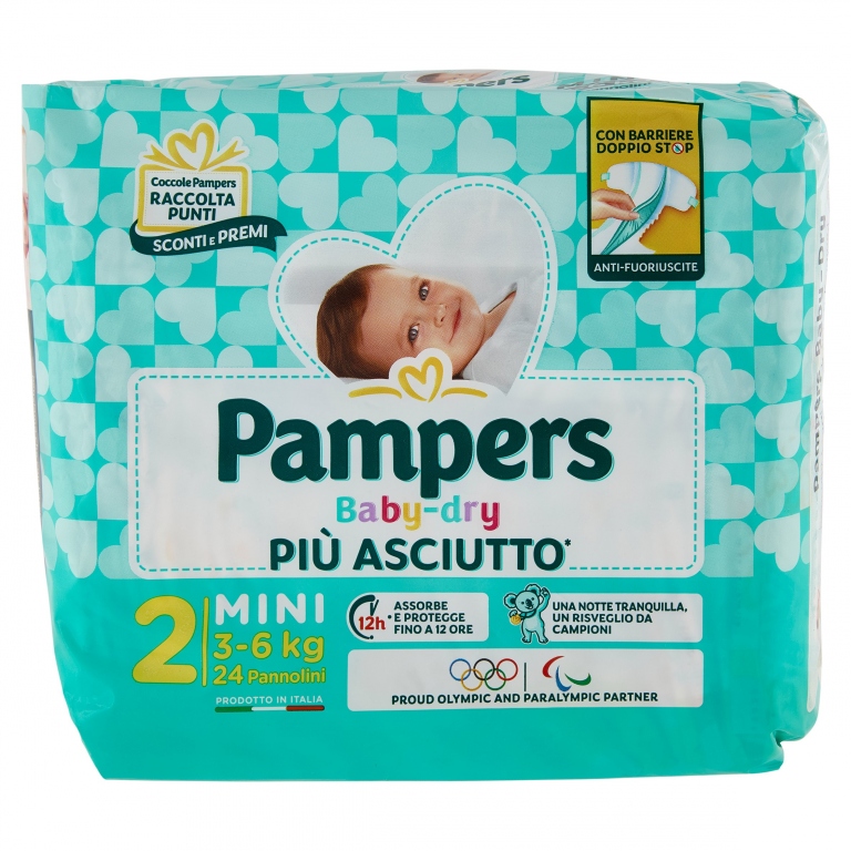 PAMPERS BABY DRY MINI X24
