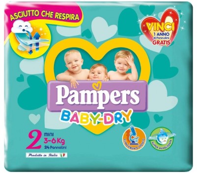 PAMPERS BABY DRY MINI X24