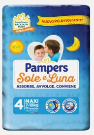 PAMPERS SOLE E LUNA MAXI X17