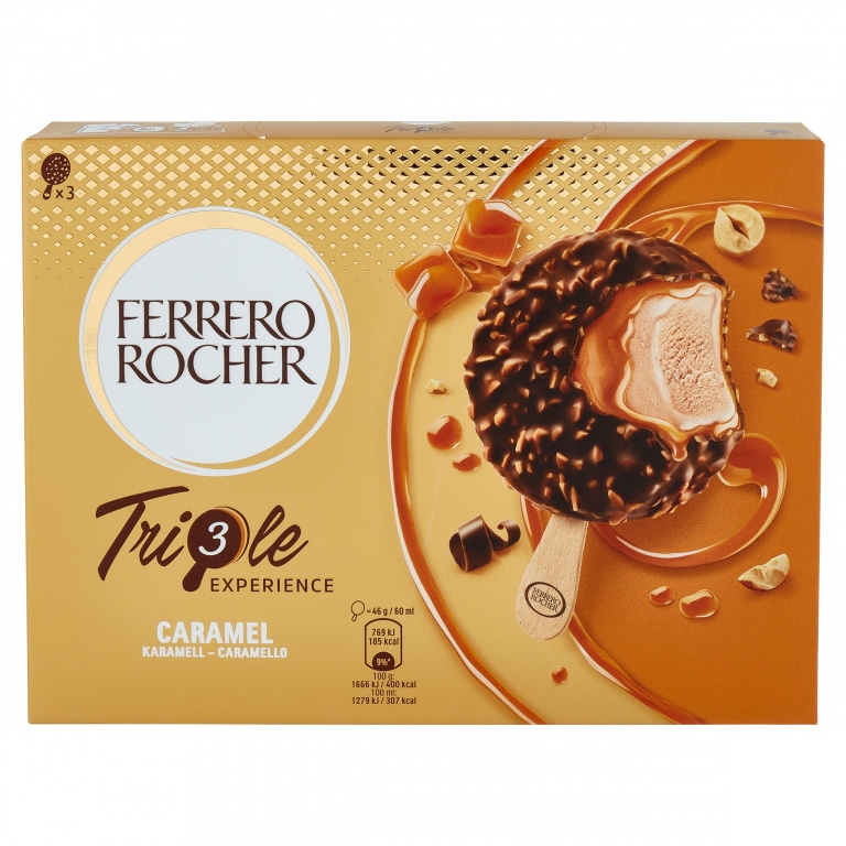 GELATO FERRERO ROCHER CARAMELLO ML.60X3 G 138