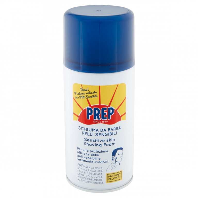 PREP SCHIUMA DA BARBA PELLI SENSIBILI ML.300