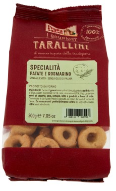 TARALLINI PATATE&ROSM.GOURMET PUGLIA SAPORI G200  