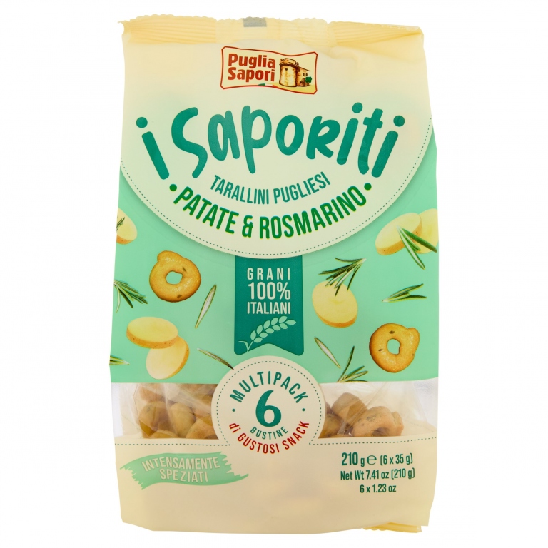 TARALLINI PATATE/ROSM.PUGLIA SAPORI MPK6X35G      