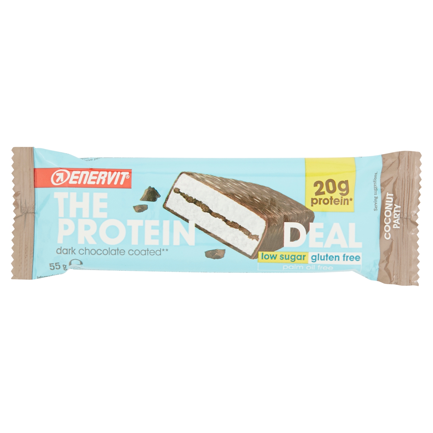 BARRETTE ENERVIT PROTEIN DEAL COCONUT G55         