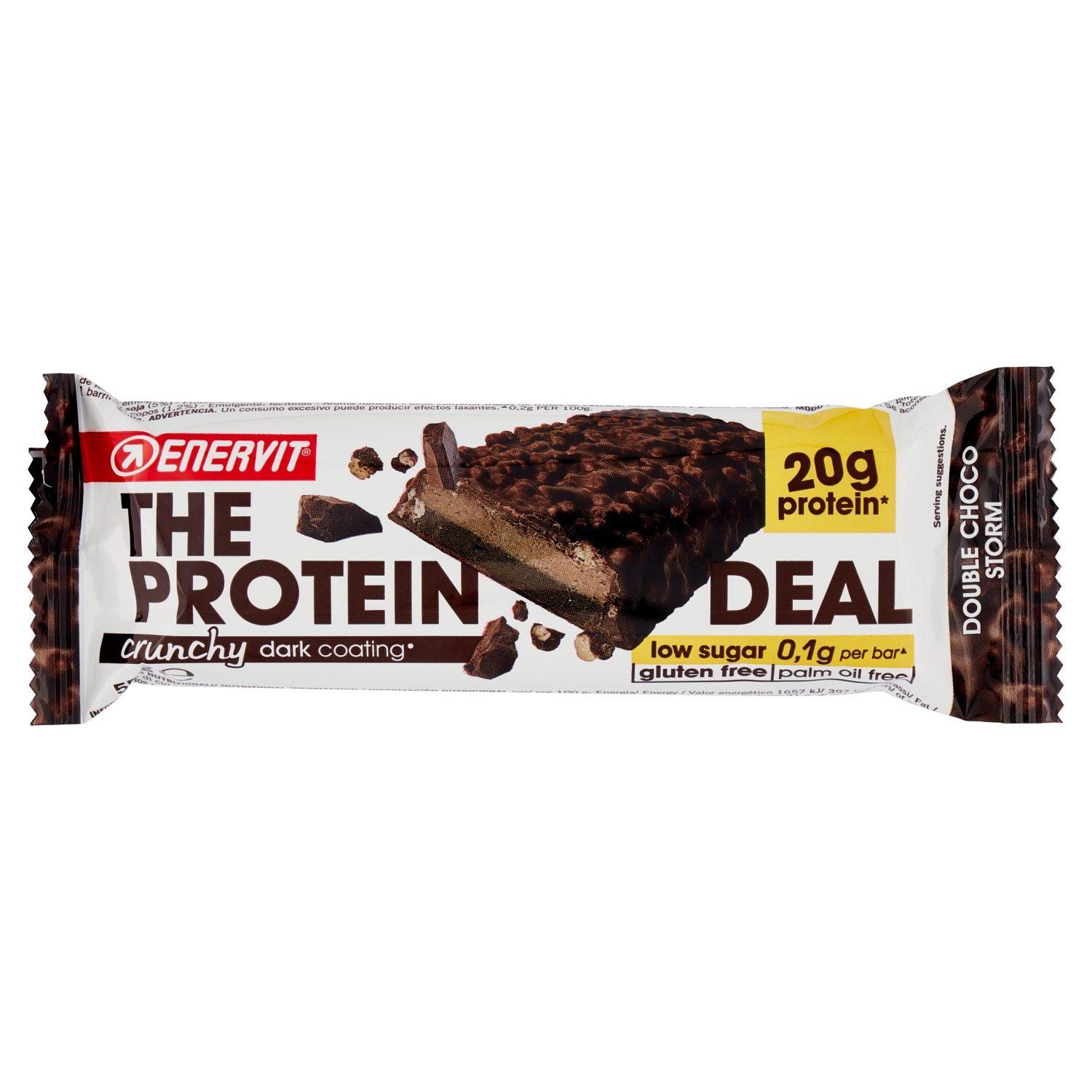 BARRETTE ENERVIT PROTEIN DEAL DOUBLE CHOCO G55    