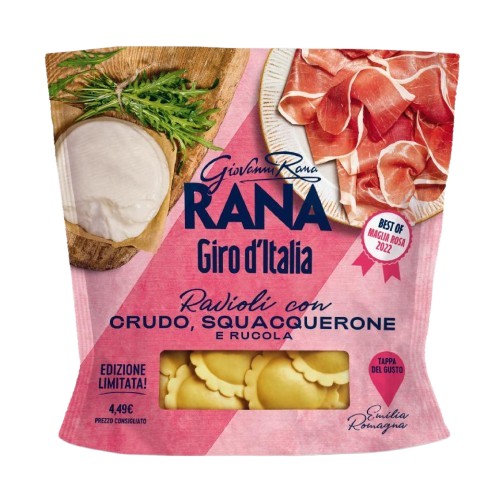 RANA GIRO D'ITALIA RIPIENI CRUDO-SQUAQCUERONE-RUCOL