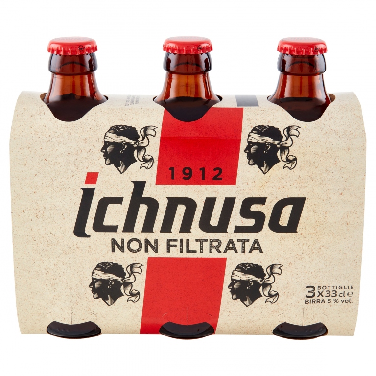 BIRRA ICHNUSA NON FILTRATA CL.33X3