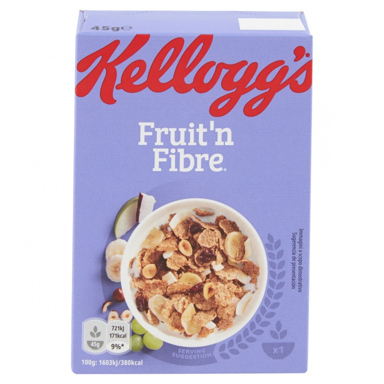 KELLOGG'S FRUIT'N FIBRE MONOPORZIONE 45 G