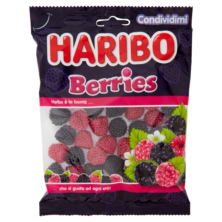 CARAMELLE HARIBO BERRIES GR.175                   