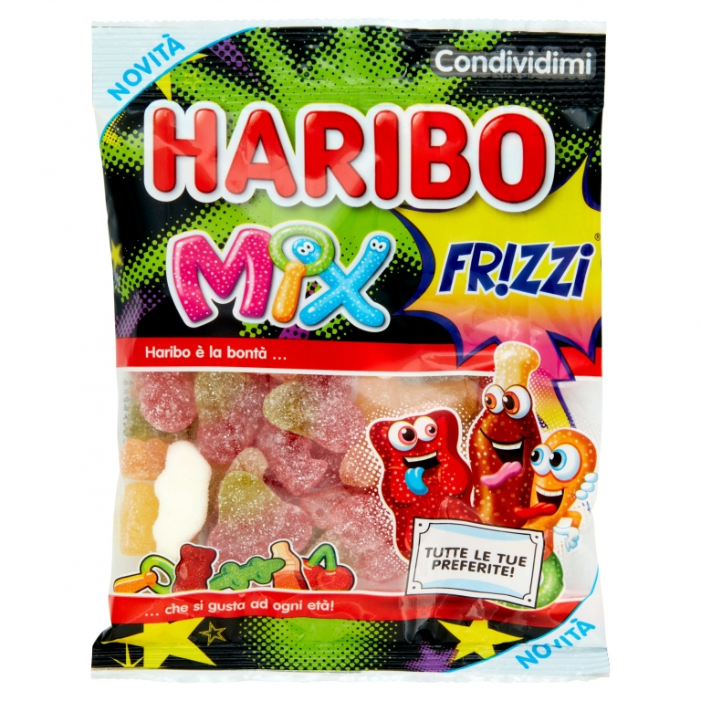 CARAMELLE HARIBO FRIZZI MIX GR.175                