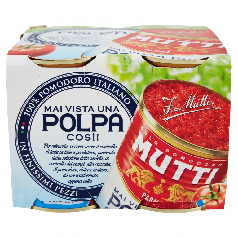 POLPA DI POM. MUTTI LATT. GR.400X4 NOVITA'        