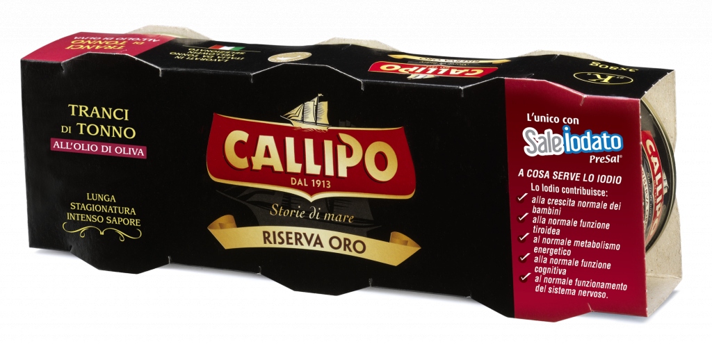 CALLIPO TONNO ALL'OLIO DI OLIVA 3 X 70 G
