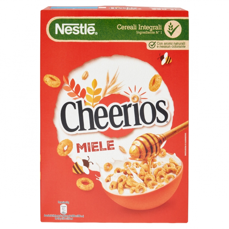 CHEERIOS MIELE CIAMBELLINE AI 5 CEREALI INTEGRALI CON MIELE 330 G