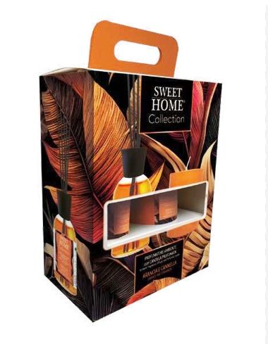 CONF.REG.SWEETHOME PROFUMATORE+CANDELA ARANCIA CANNELLA