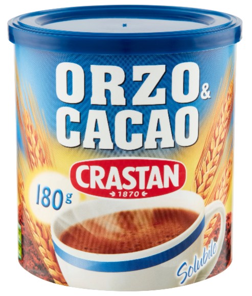 ORZO & CACAO SOLUB.CRASTAN GR.180                 