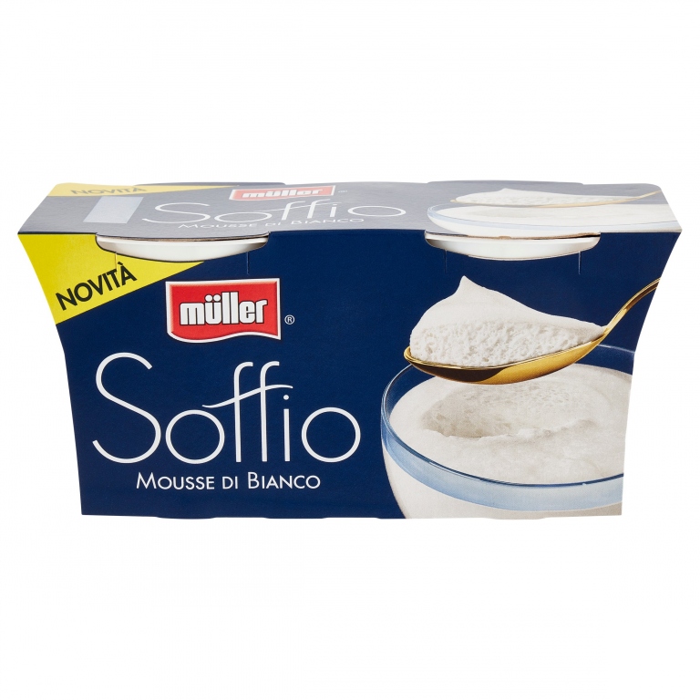 MOUSSE MULLER SOFFIO BIANCO GR.95X2