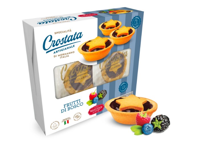 CROSTATINE FRUTTI DI BOSCO BISCOTTIFICIO DEL BORGO X8