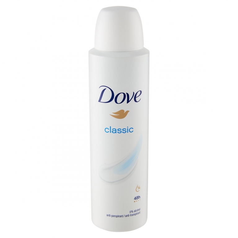 DEO DOVE SPRAY CLASSIC 48H ML.150