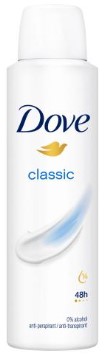 DEO DOVE SPRAY CLASSIC 48H ML.150