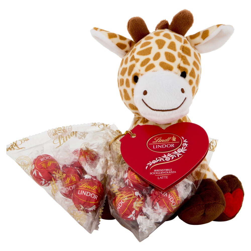 LINDT PELOUCHE GIRAFFA GR.100 S.VALENTINO         