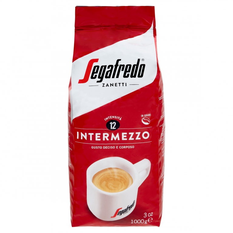 CAFFE'SEGAFREDO INTERMEZZO GRANI KG.1X8